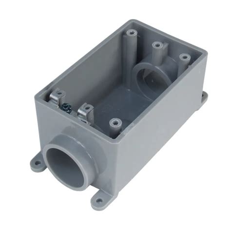 2 inch to 1 inch conduit junction box|outlet box with conduit.